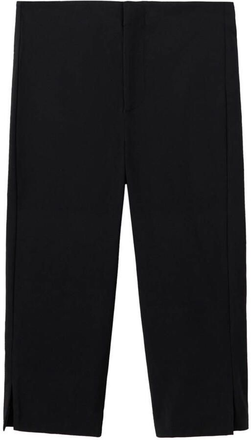 Mango slim fit capribroek zwart - Foto 3