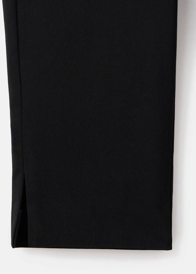 Mango slim fit capribroek zwart - Foto 2