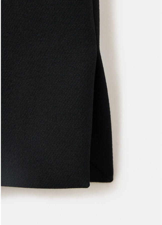 Mango slim fit capribroek zwart - Foto 3