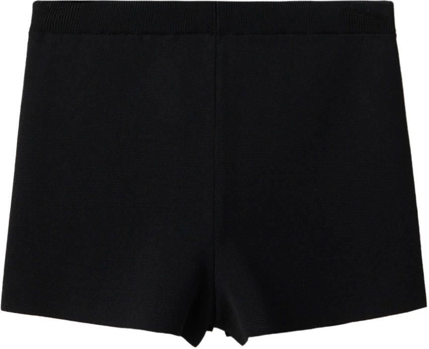 Mango slim fit casual short zwart