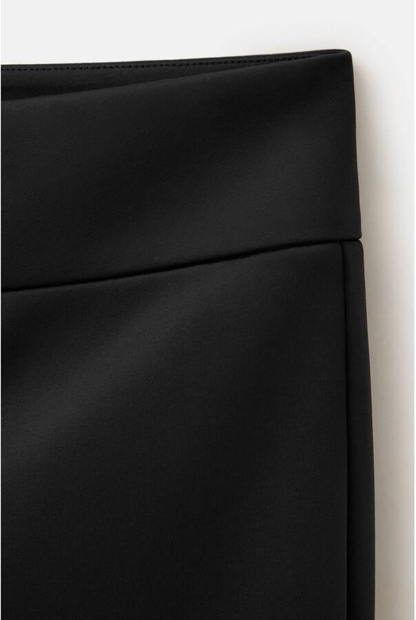 Mango slim fit cropped broek zwart - Foto 2