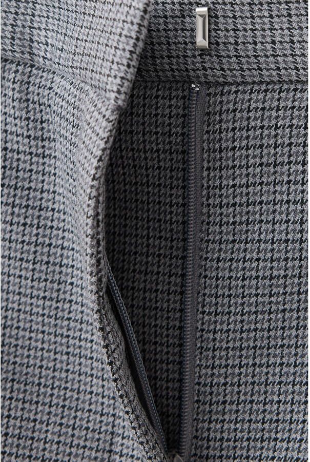 Mango slim fit geruite broek blauw - Foto 2