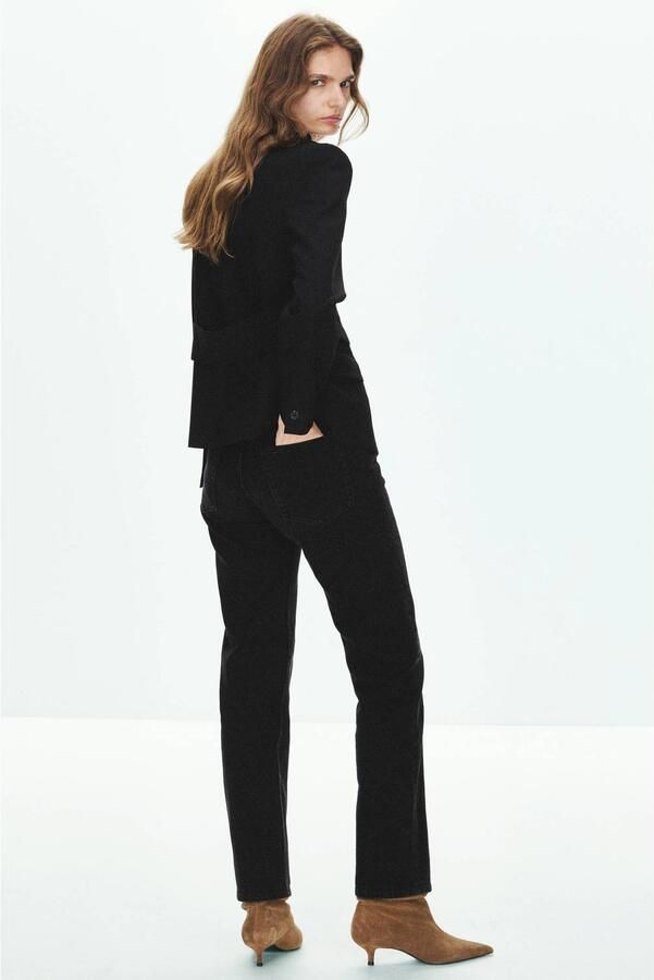 Mango slim fit jeans black denim - Foto 2