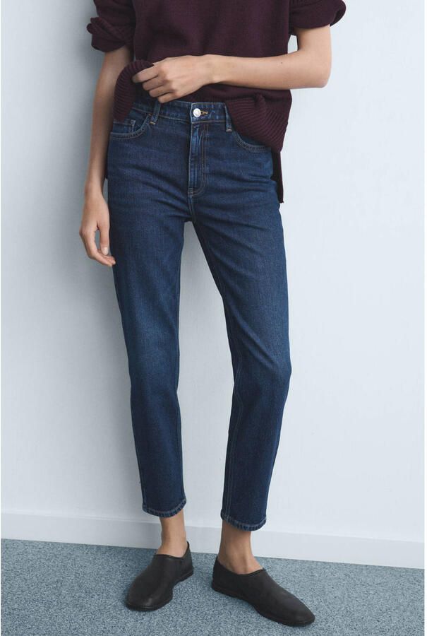 Mango slim fit jeans dark blue denim