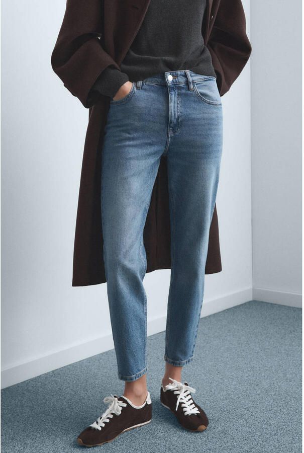 Mango slim fit jeans light blue denim