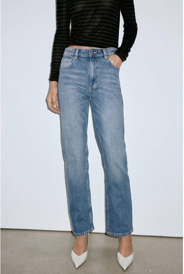 Mango slim fit jeans mediumblauw