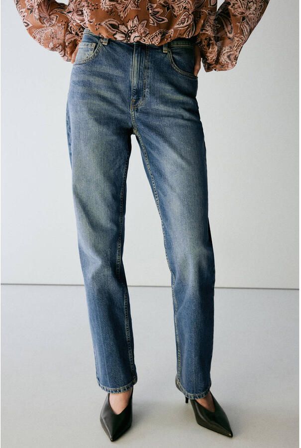 Mango slim fit jeans mediumblauw - Foto 2