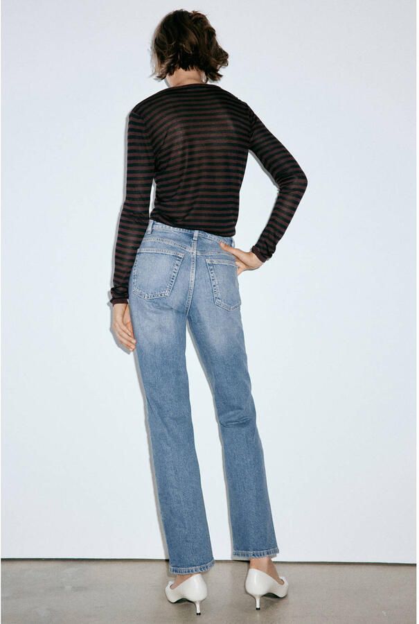 Mango slim fit jeans mediumblauw - Foto 3