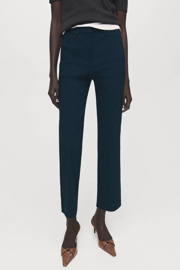Mango Slim high waist broek - Foto 3