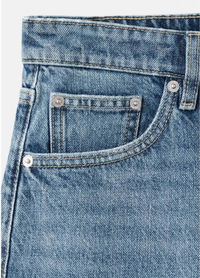 Mango slim regular waist denim short medium blue denim - Foto 2