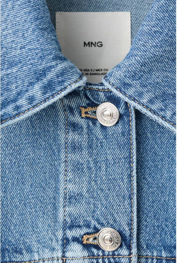 Mango spijkerjas medium blue denim - Foto 2