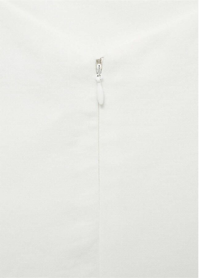 Mango straight jumpsuit ecru - Foto 2