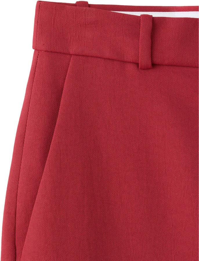 Mango straight leg bermuda short rood - Foto 2