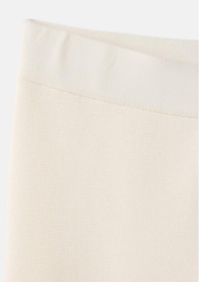 Mango straight leg casual broek ecru - Foto 2