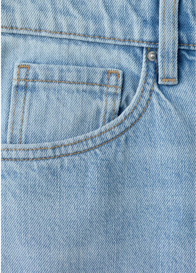 Mango straight leg denim short lichtblauw - Foto 2