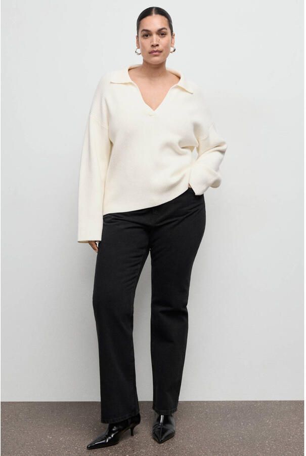 Mango straight leg jeans black denim - Foto 2