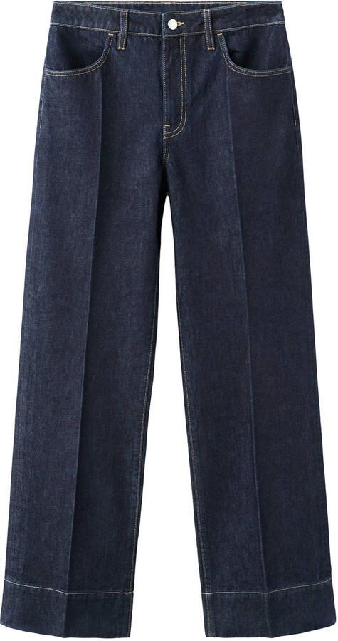Mango straight leg jeans dark blue denim - Foto 3