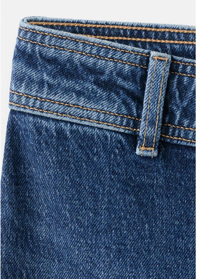 Mango straight leg jeans dark blue denim - Foto 2