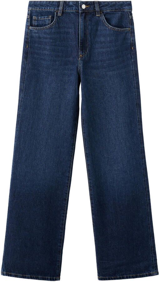 Mango straight leg jeans dark blue denim - Foto 3