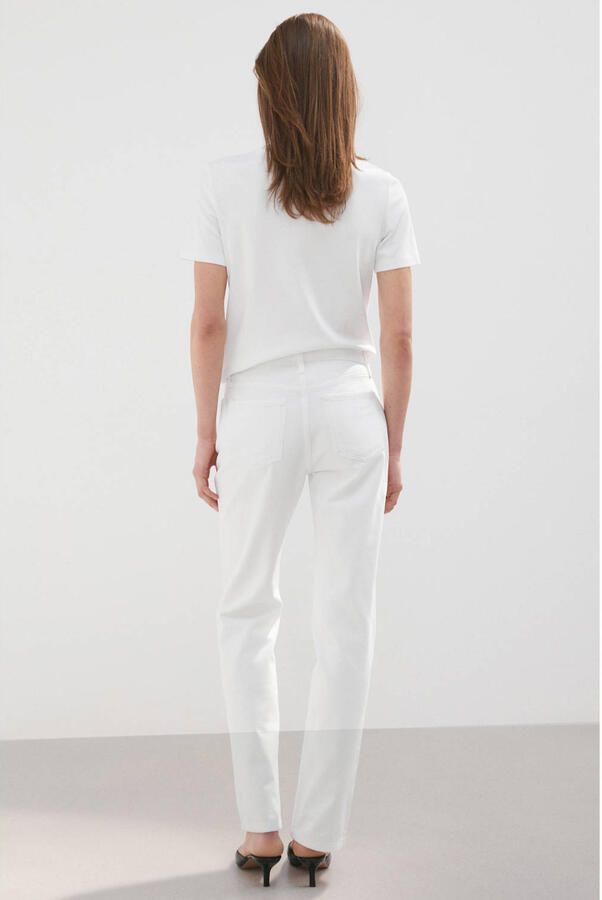 Mango straight leg jeans ecru - Foto 3