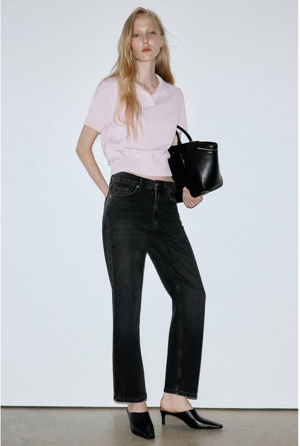 Mango straight leg jeans grijs - Foto 3
