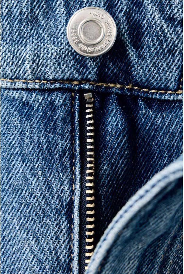 Mango straight leg jeans medium blauw - Foto 3