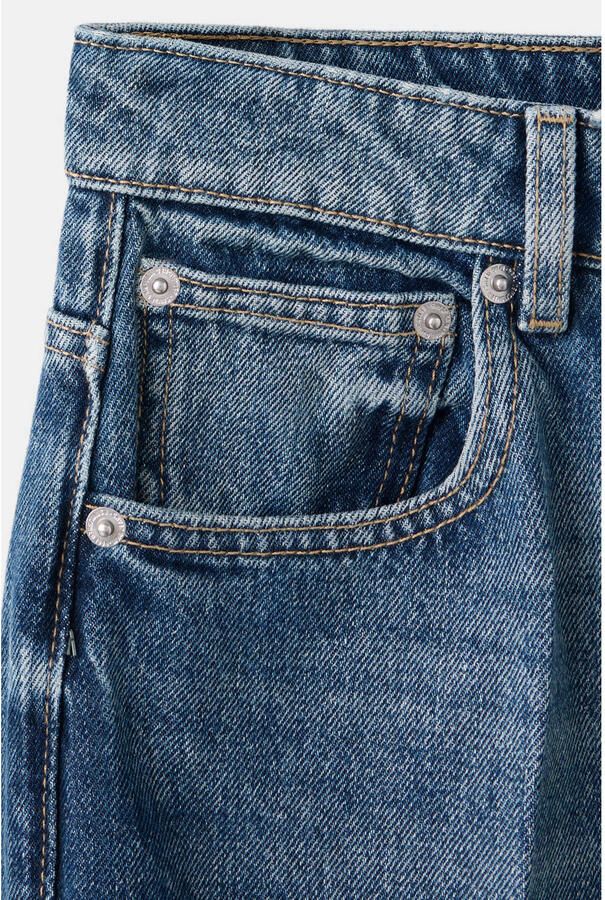 Mango straight leg jeans medium blauw - Foto 3