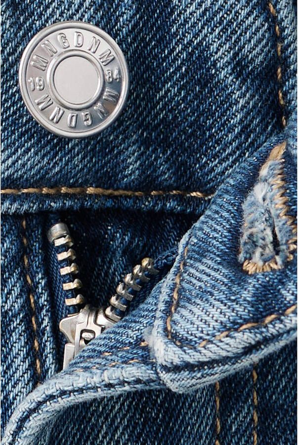 Mango straight leg jeans medium blauw - Foto 2