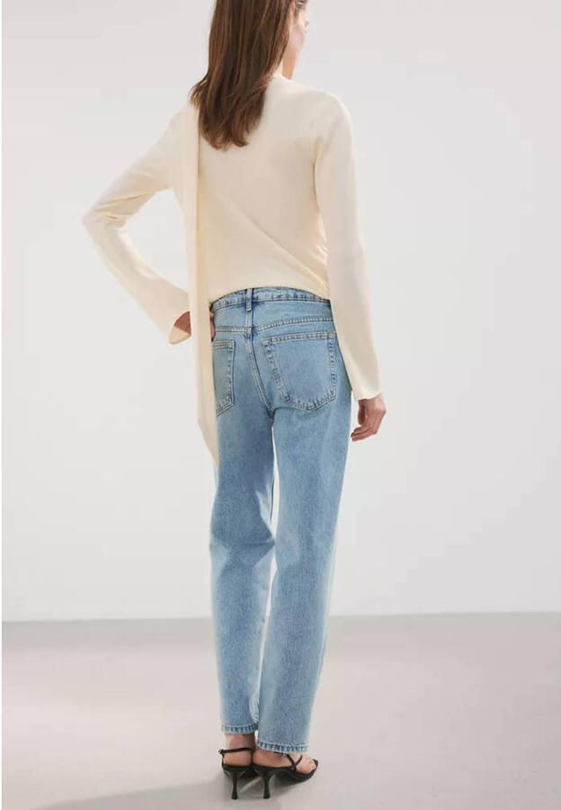 Mango straight leg jeans medium blue denim - Foto 2
