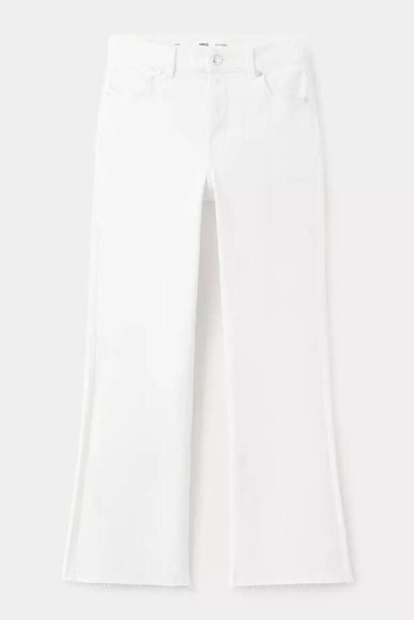 Mango straight leg jeans wit
