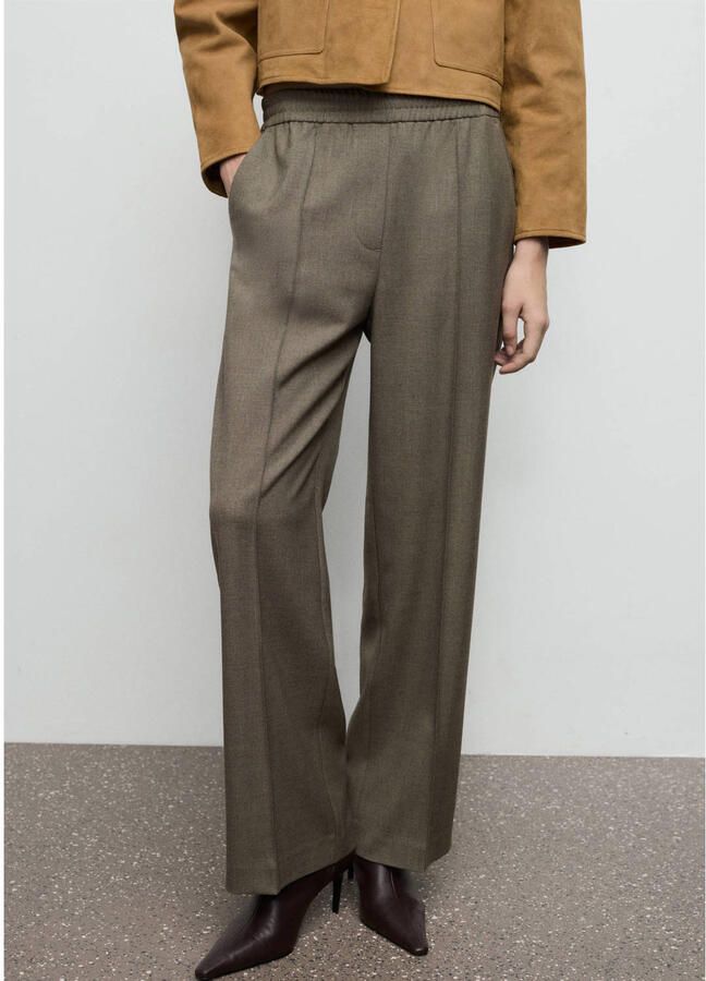 Mango straight regular waist casual broek - Foto 2