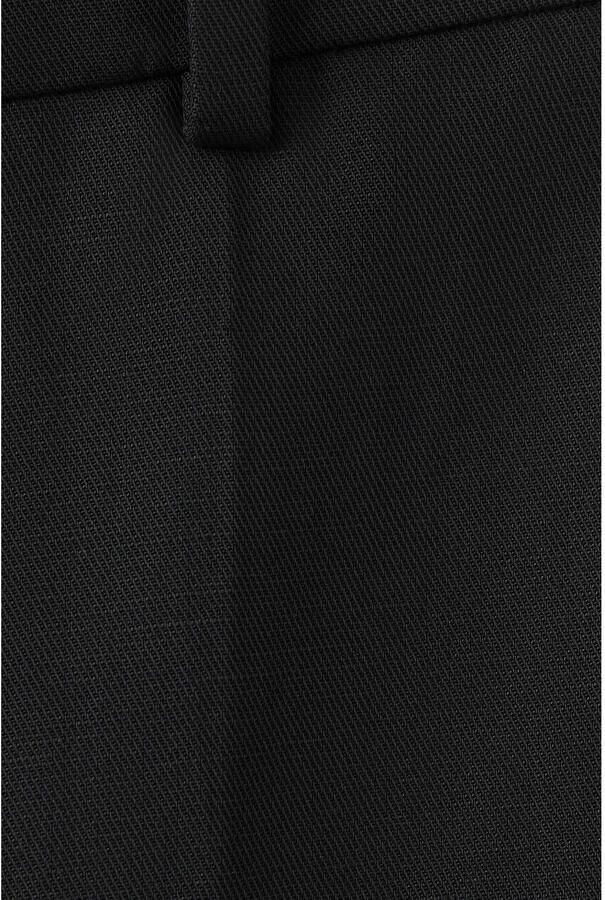 Mango straight regular waist pantalon zwart - Foto 3