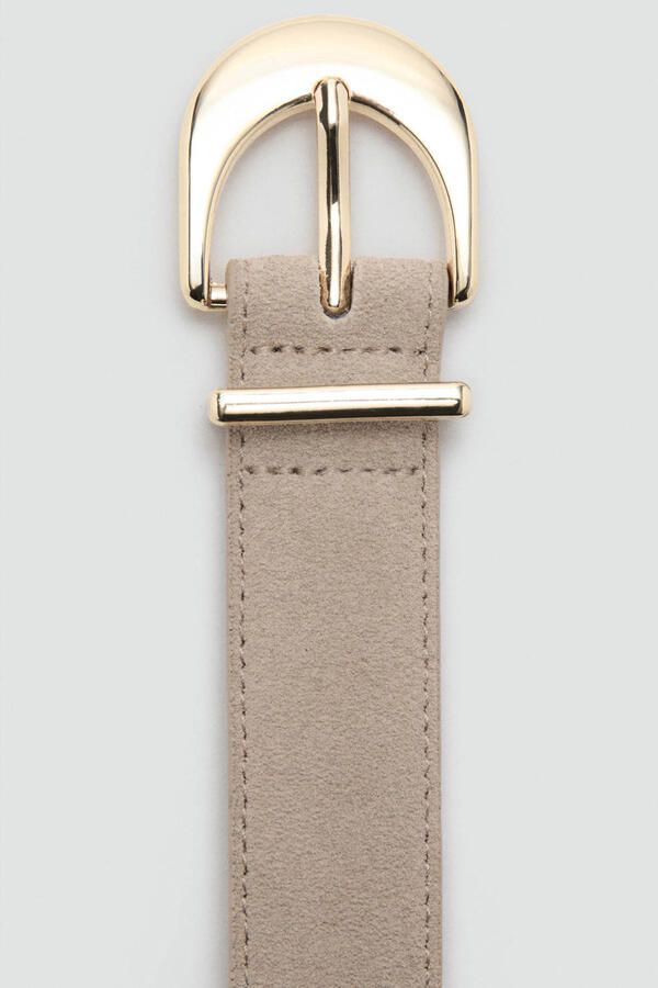 Mango suede riem beige - Foto 2