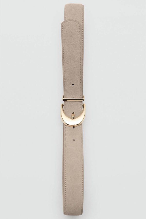 Mango suede riem beige - Foto 3