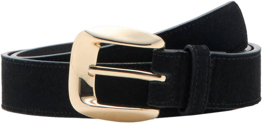 Mango suede riem zwart