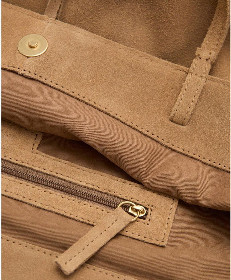 Mango suede shopper cognac - Foto 2