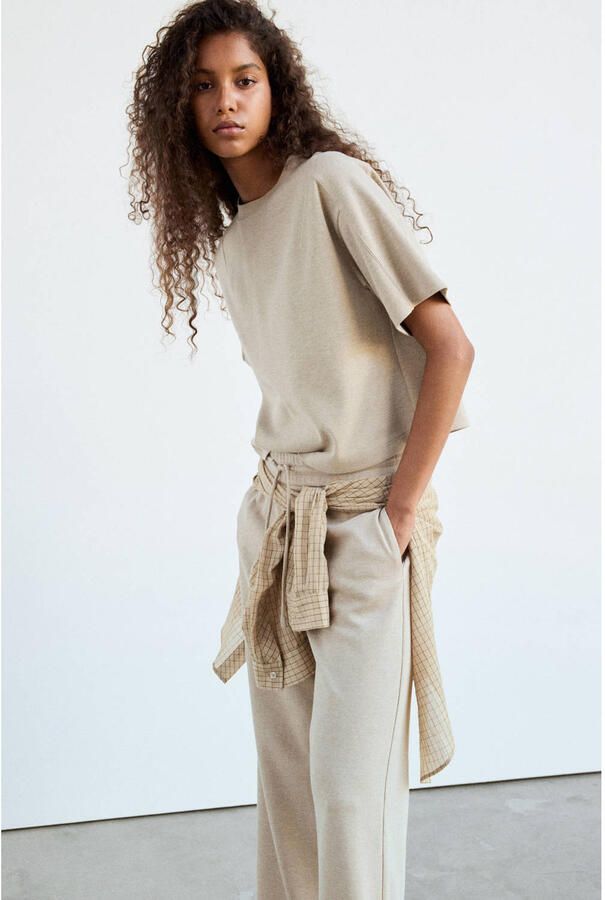 Mango T-shirt beige