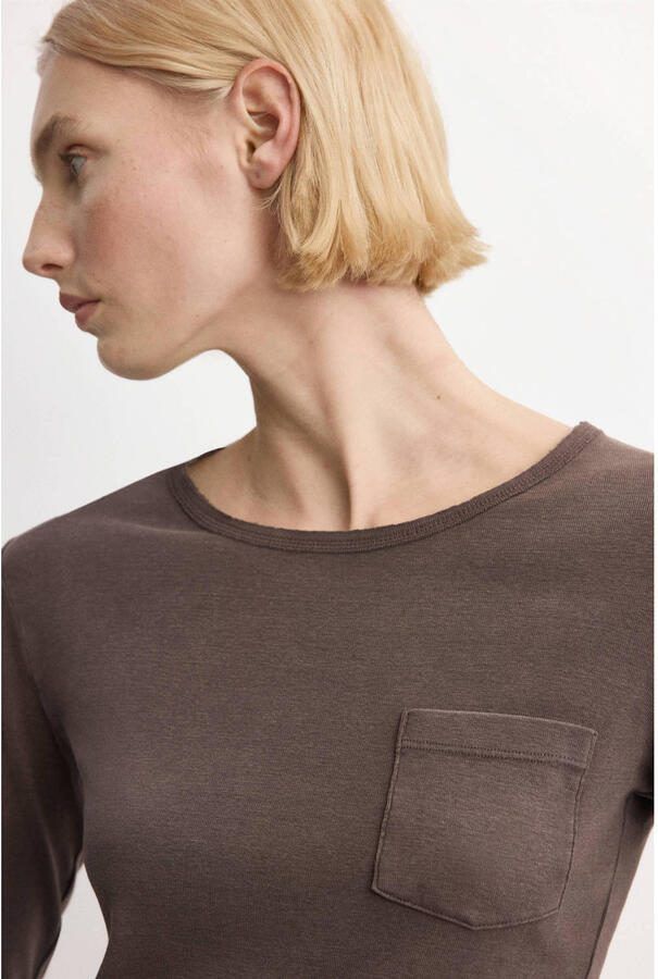 Mango T-shirt bruin - Foto 2
