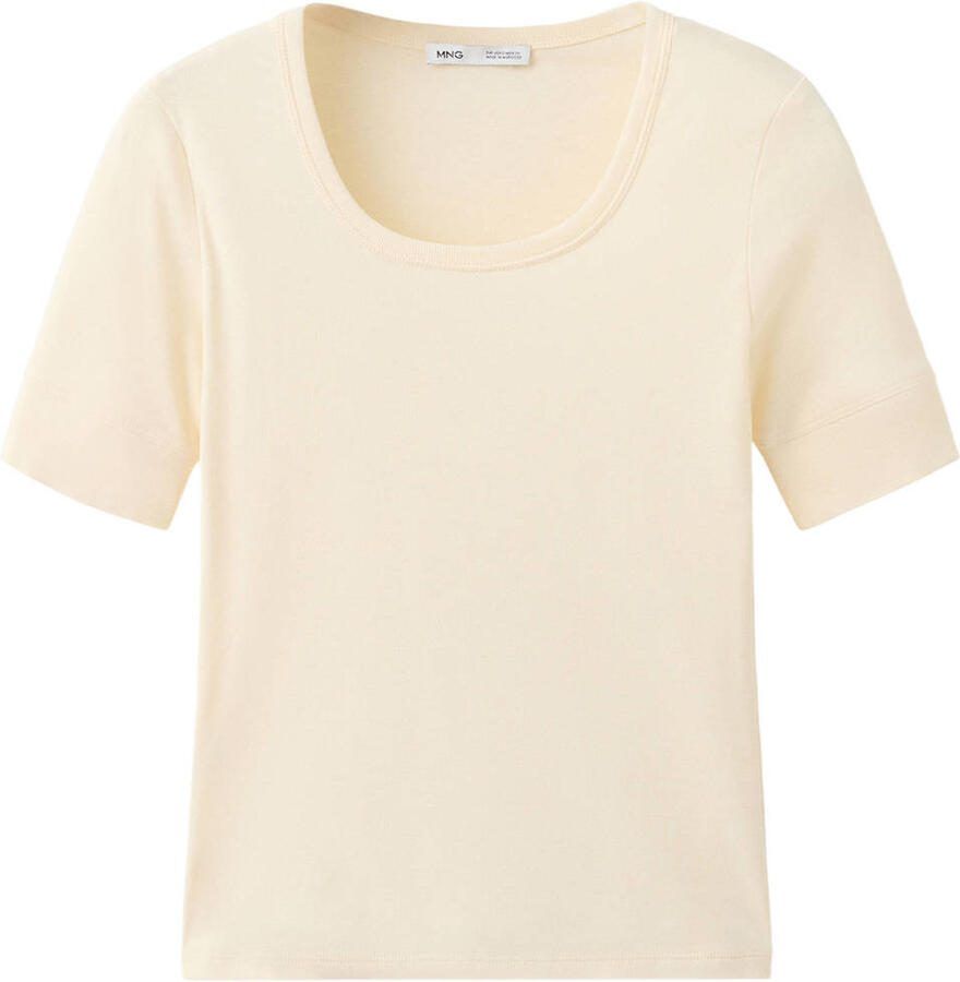 Mango T-shirt ecru - Foto 2