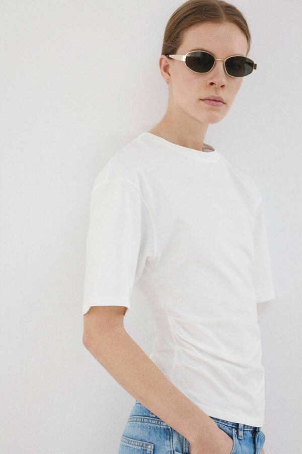 Mango T-shirt ecru