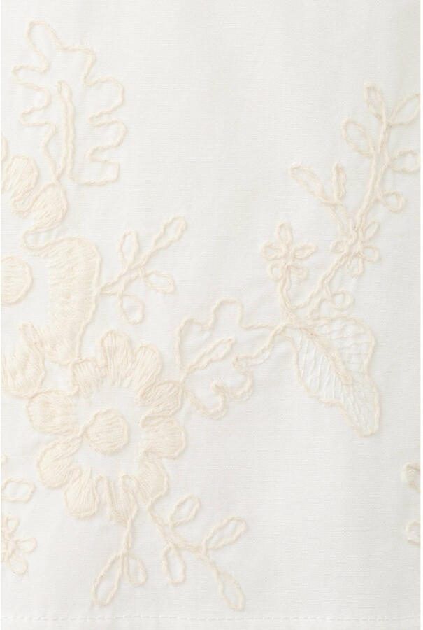 Mango T-shirt met borduursels beige - Foto 3
