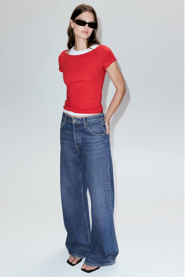 Mango T-shirt rood