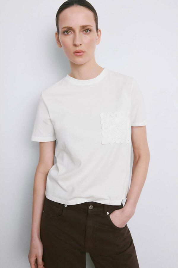 Mango T-shirt wit