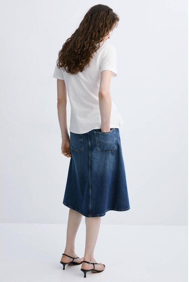 Mango T-shirt wit - Foto 3