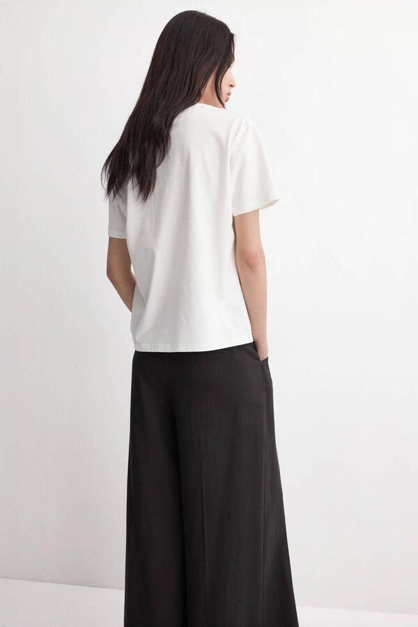 Mango T-shirt wit - Foto 3