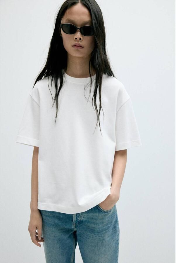 Mango T-shirt wit
