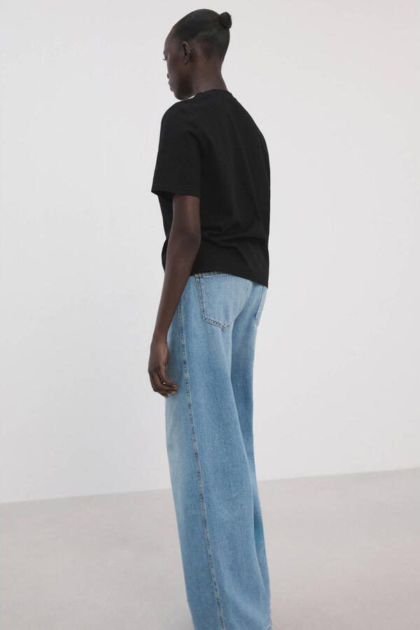 Mango T-shirt zwart - Foto 3