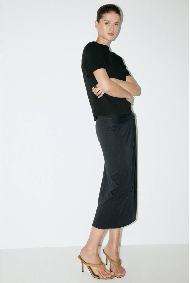 Mango T-shirt zwart - Foto 2