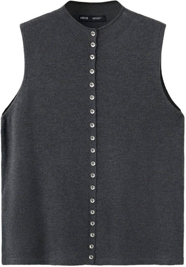 Mango top antraciet