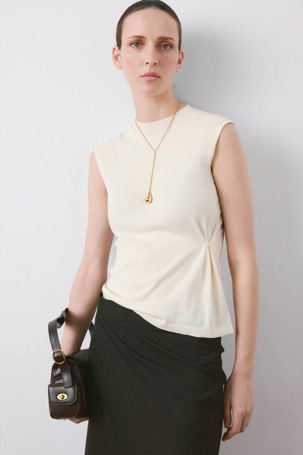 Mango top beige